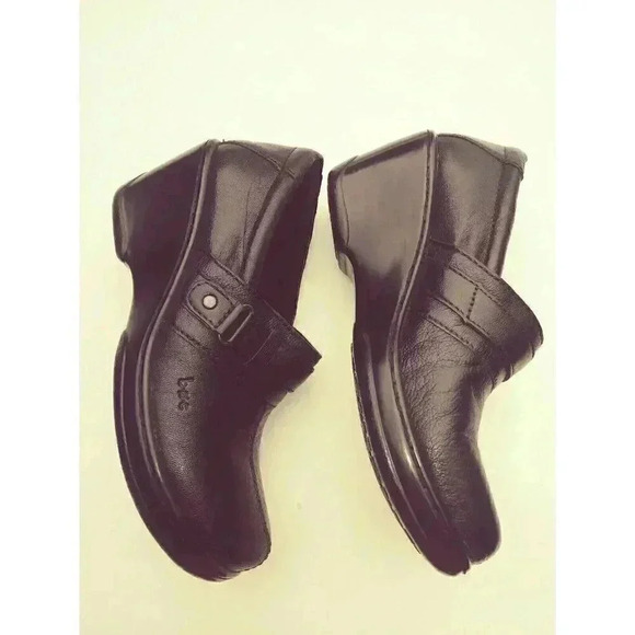 BOC Born Concept Womens Black Clog Leather Slip on Shoes Sz 8 M - Picture 6 of 11